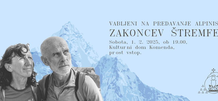 Predavanje alpinistov, zakoncev Štremfelj